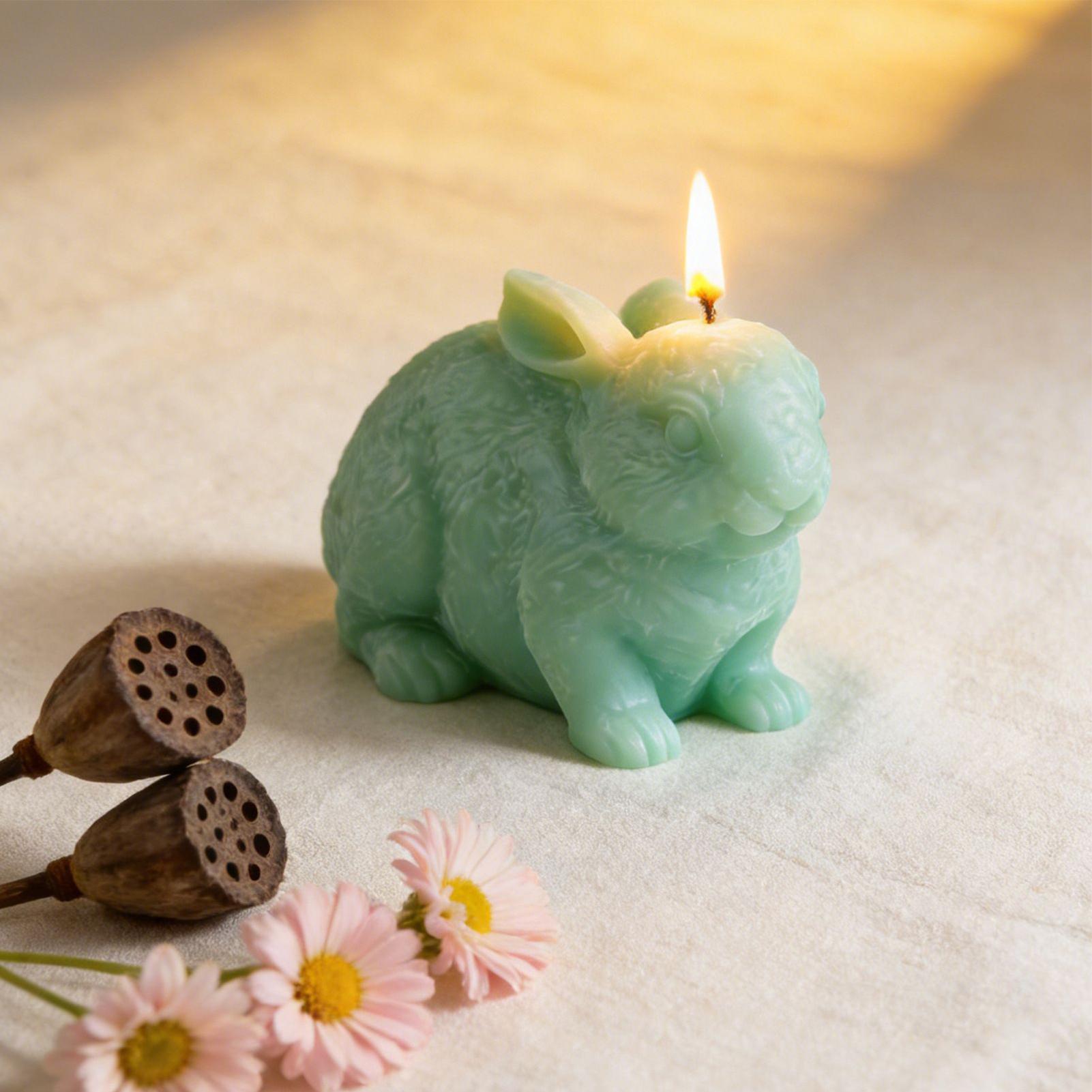 Soap Making Friends - Hase Silikonform 3D-Bastelform für Ostern, Kerzenherstellung,