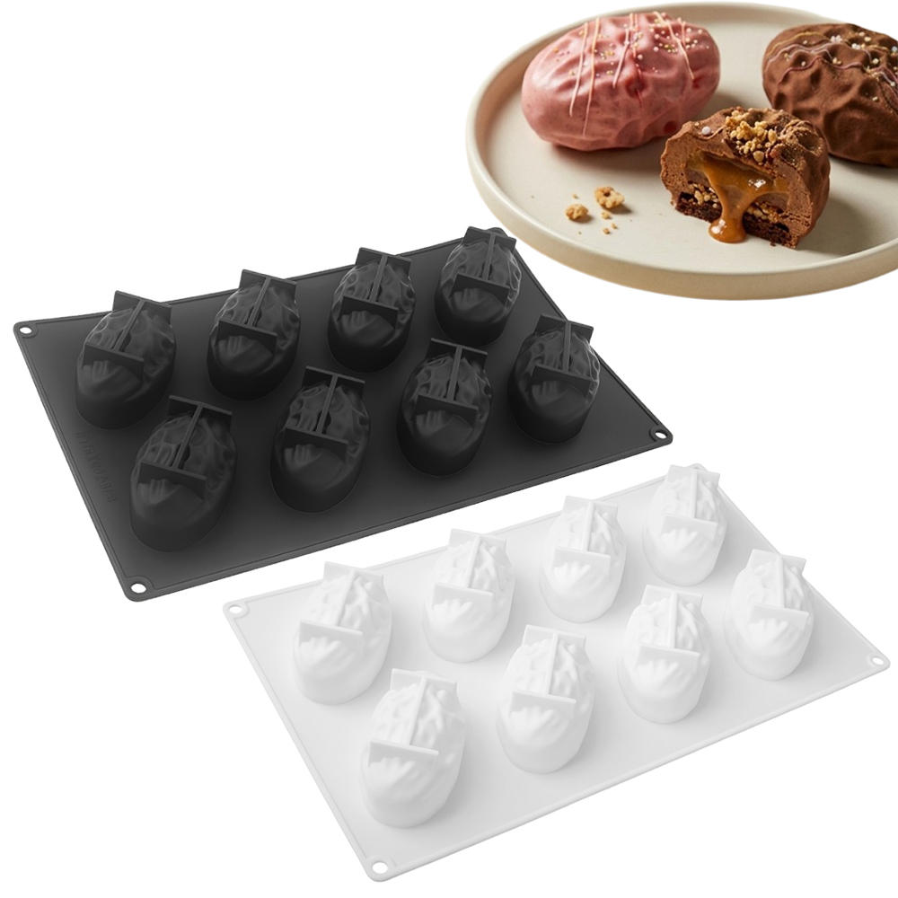 Soap Making Supplies - 3- oder 8-fach Silikonform im Dattelpalmen-Design