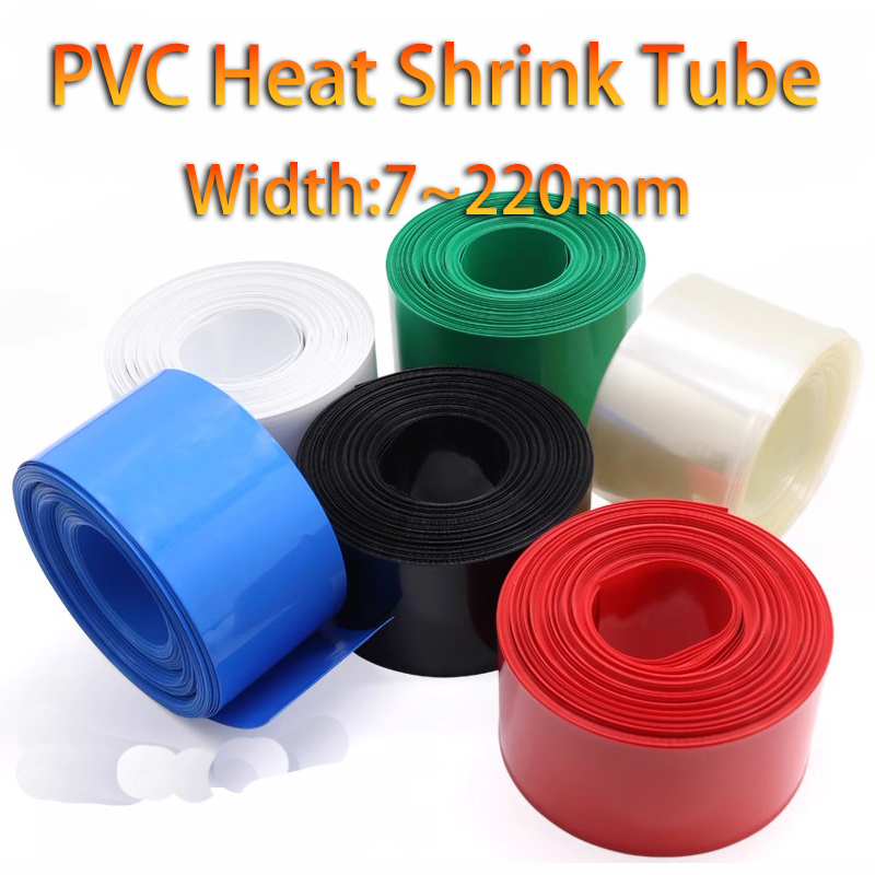 Shrink Wrap Pvc - PVC-Schrumpfschlauch, 7–220 mm Breite, 18650 Lipo-Batterie,