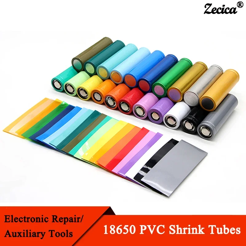 Shrink Wrap Pvc - 18650-Batteriefolie, PVC-Schrumpfschlauchfolie, vorgeschnittene Schrumpfschläuche, schützt die