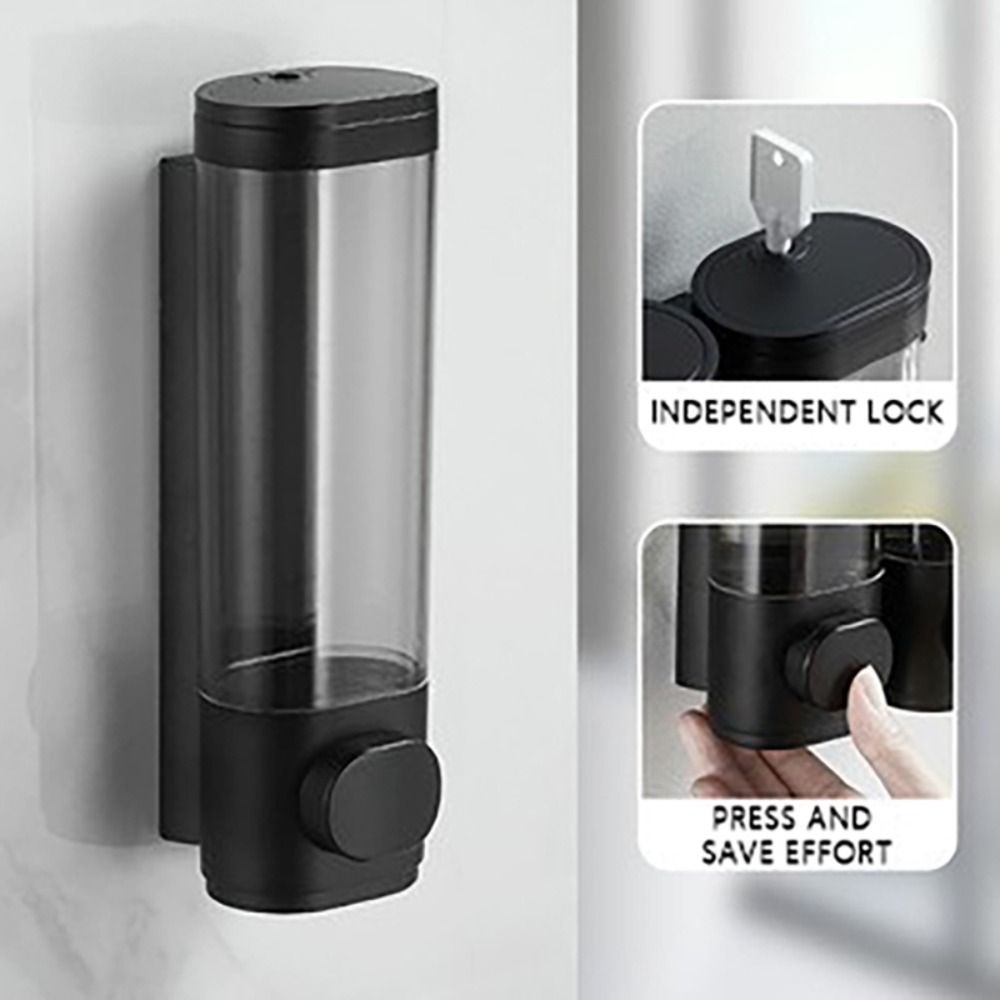 Soap Making Machine At Home - Langlebiger ABS-Kunststoff Manueller Seifenspender Weiß Schwarz
