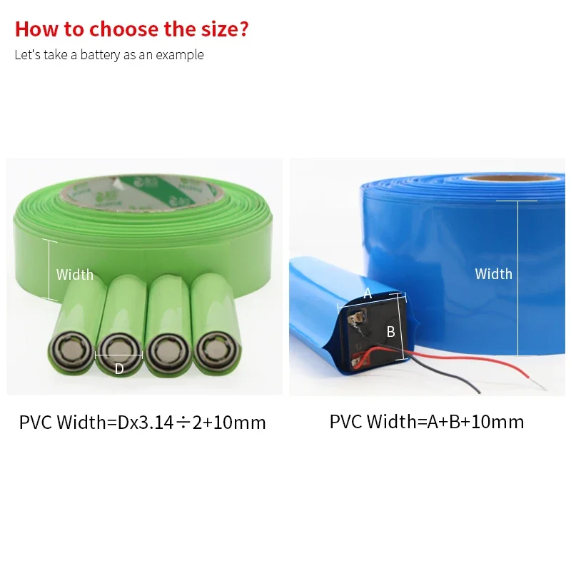 1 Meter Schwarzer 18650 Lipo-A – Shrink Wrap Pvc Bewertung und Preis