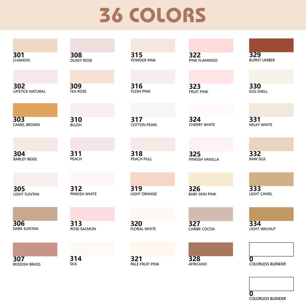 Arrtx ALP 36 Farben Hautfarben – Copic Marker Sketch Bewertung und Preis