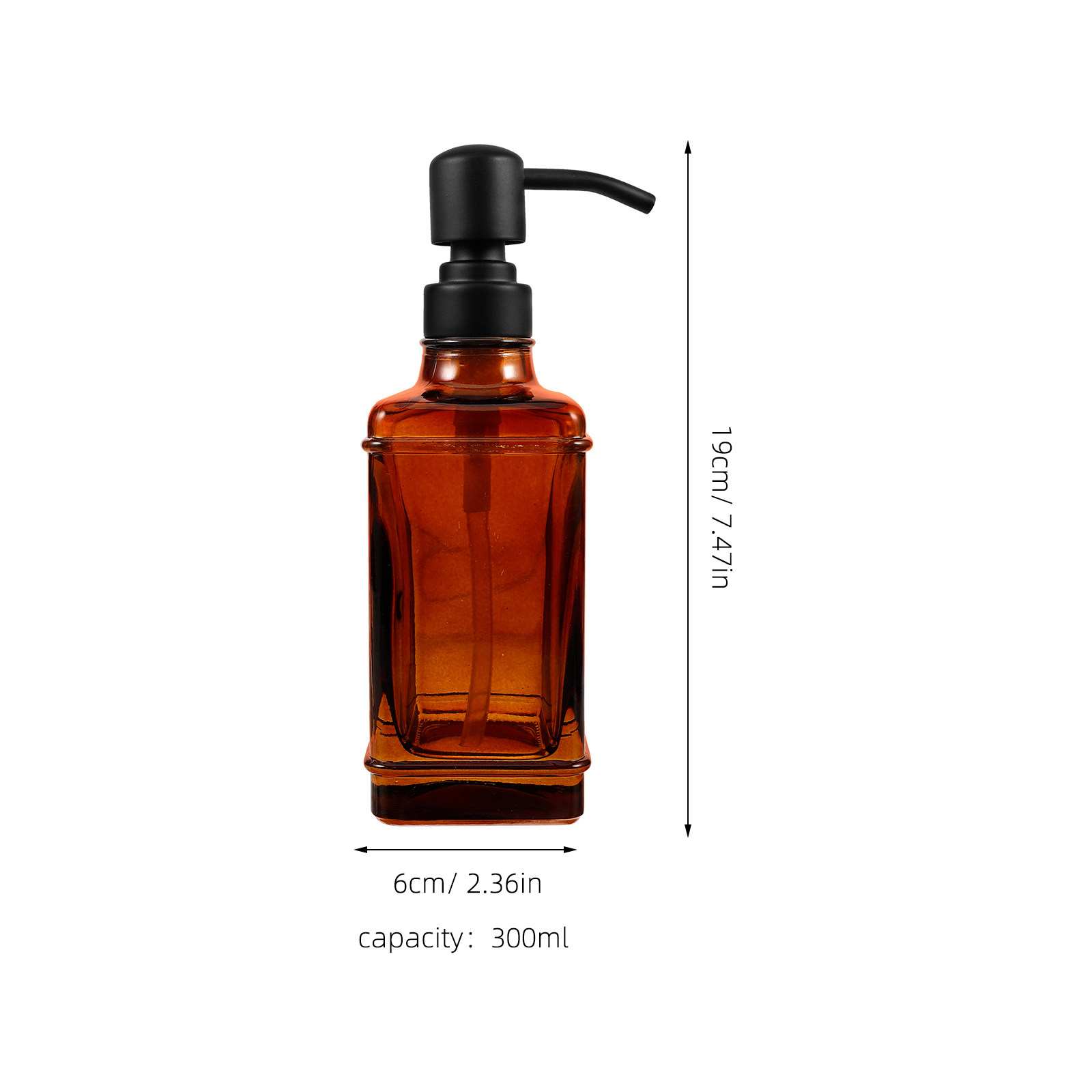 Nachfüllbare Glaspumpflasche f – Essential Oil Soap Bewertung und Preis