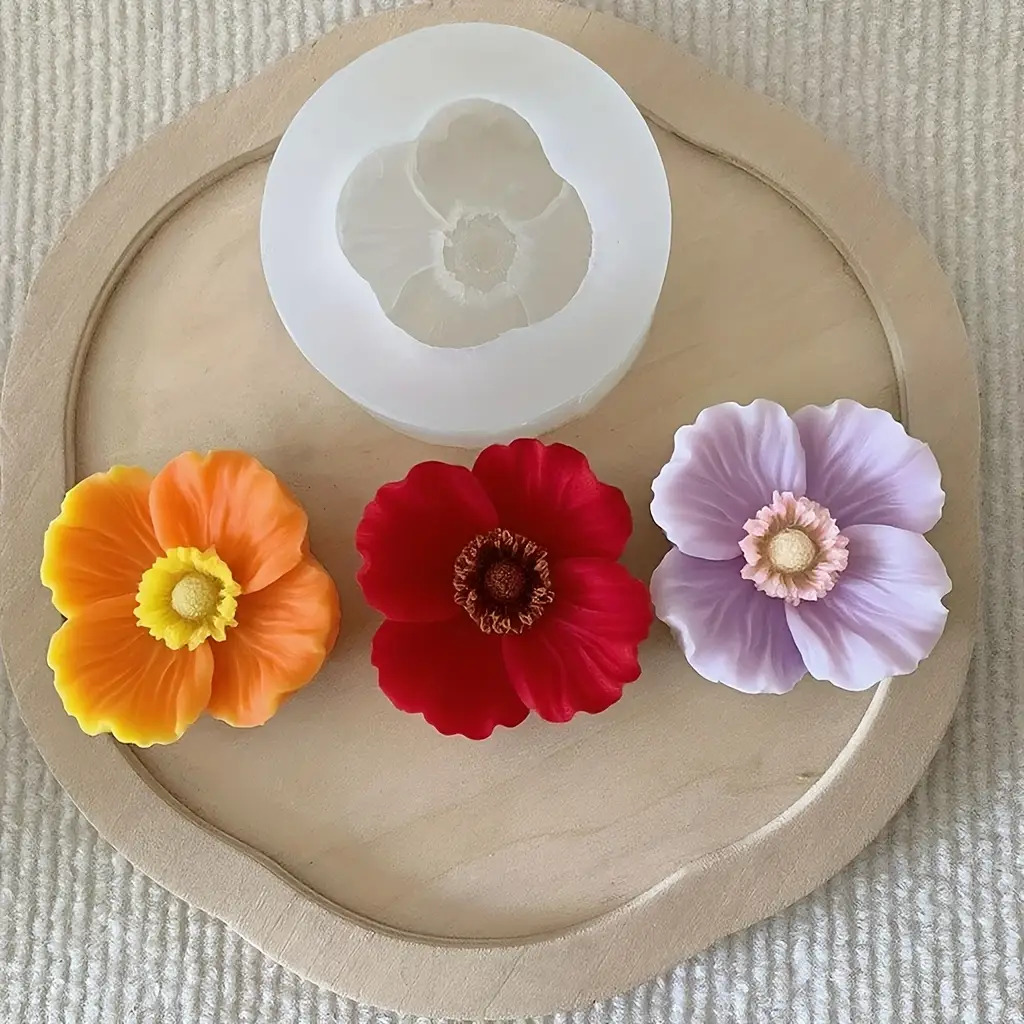Blumen-Silikonform für Kerzen, – Soap Making Line Bewertung und Preis