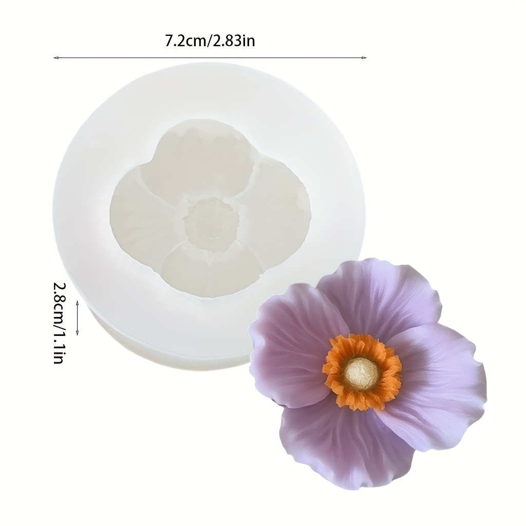 Blumen-Silikonform für Kerzen, – Soap Making Line Bewertung und Preis