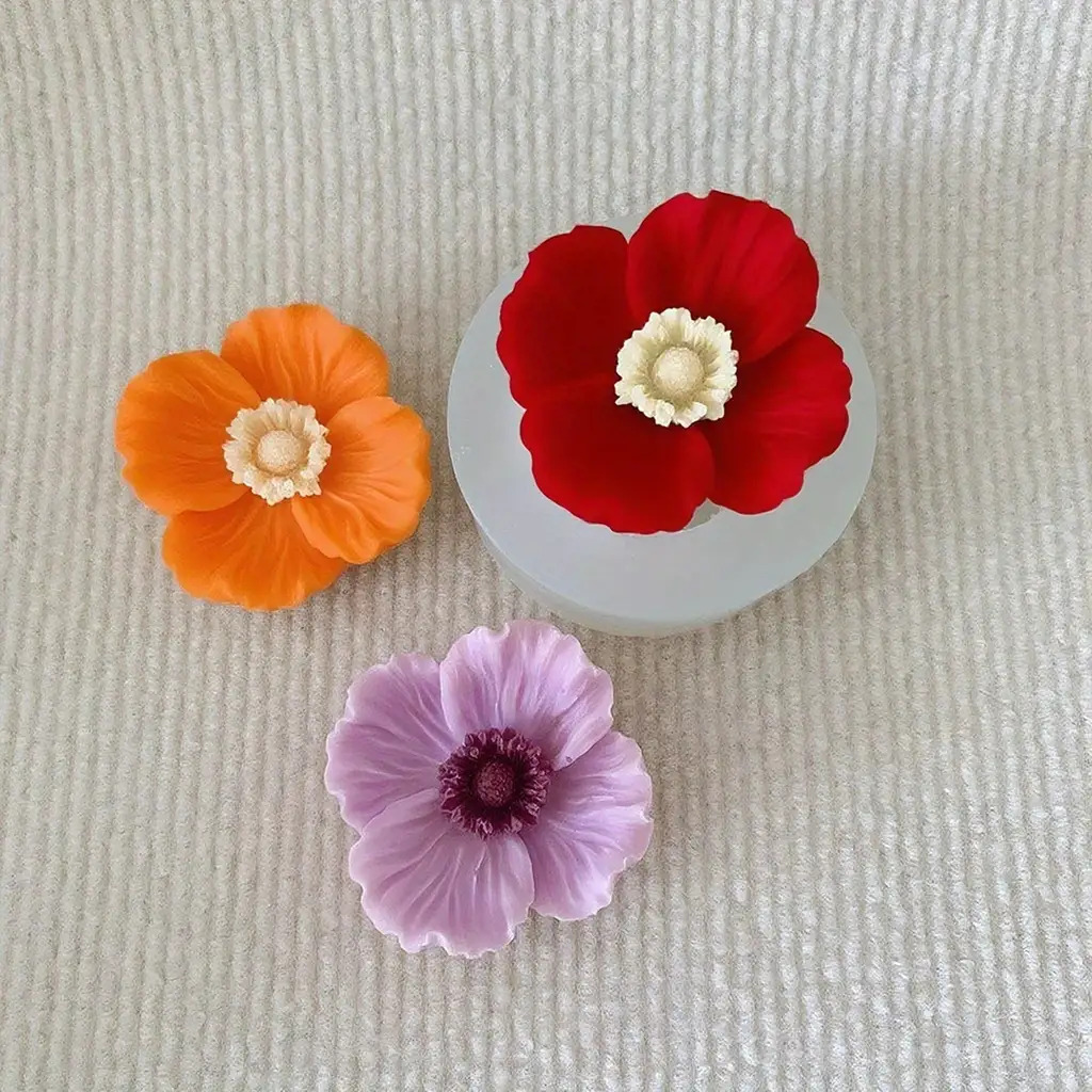 Blumen-Silikonform für Kerzen, – Soap Making Line Bewertung und Preis