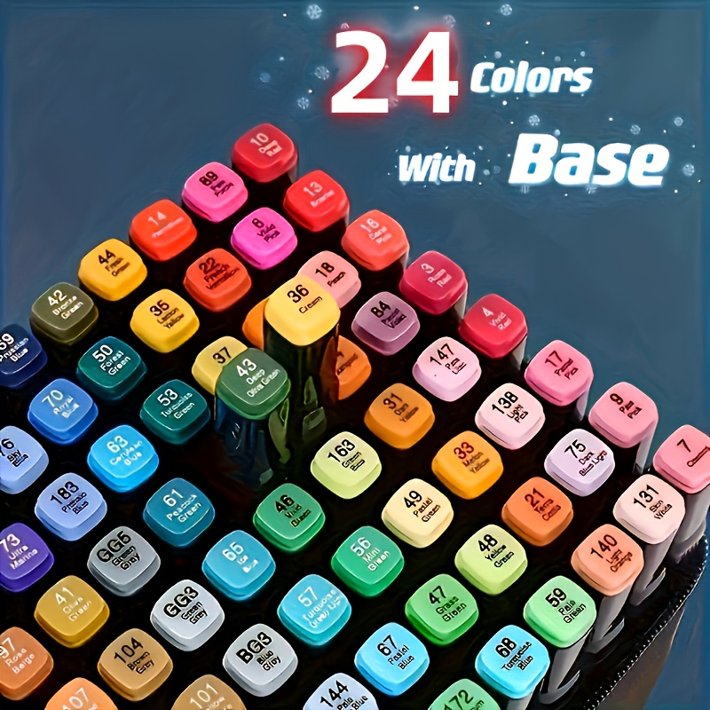 24 Farben Kunstmarker-Stifte,  – Copic Marker Sketch Bewertung und Preis