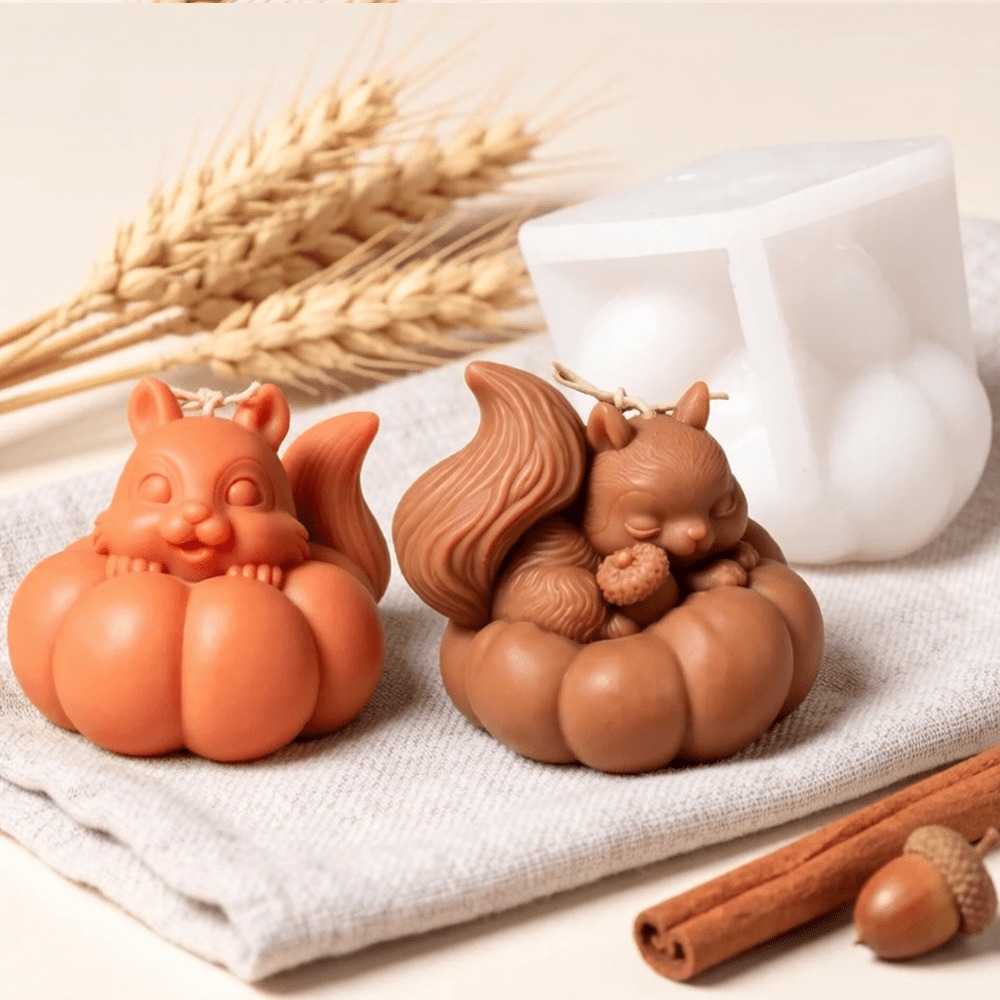 Eichhörnchen-Kürbis-Silikonfor – Soap Making Friends Bewertung und Preis