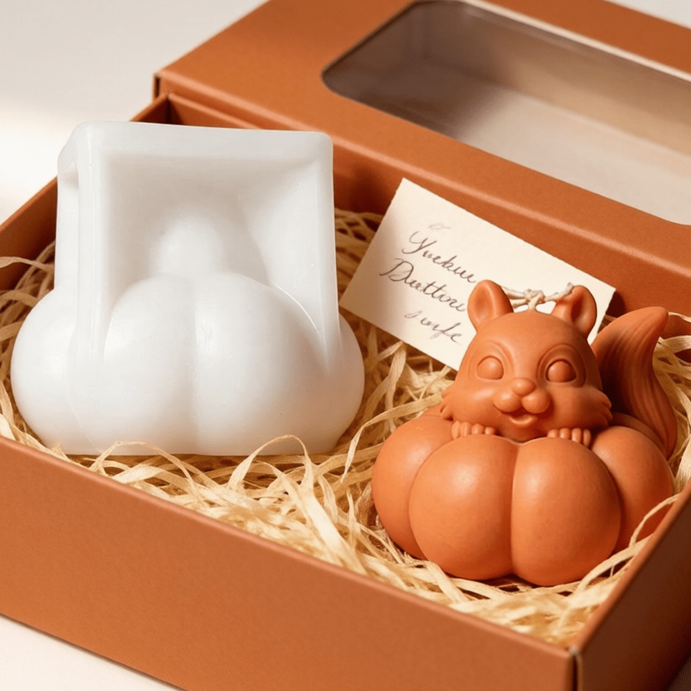 Eichhörnchen-Kürbis-Silikonfor – Soap Making Friends Bewertung und Preis