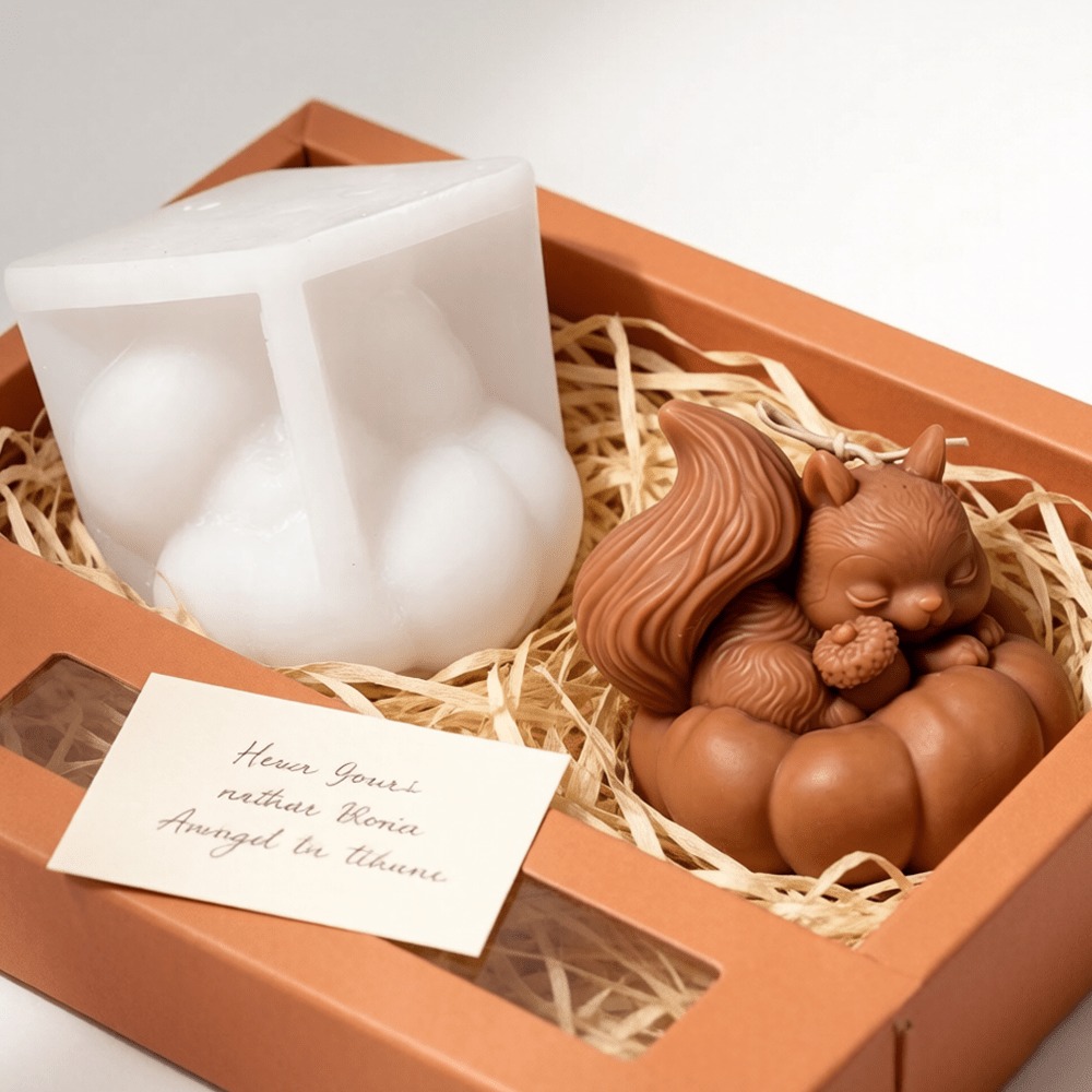 Eichhörnchen-Kürbis-Silikonfor – Soap Making Friends Bewertung und Preis