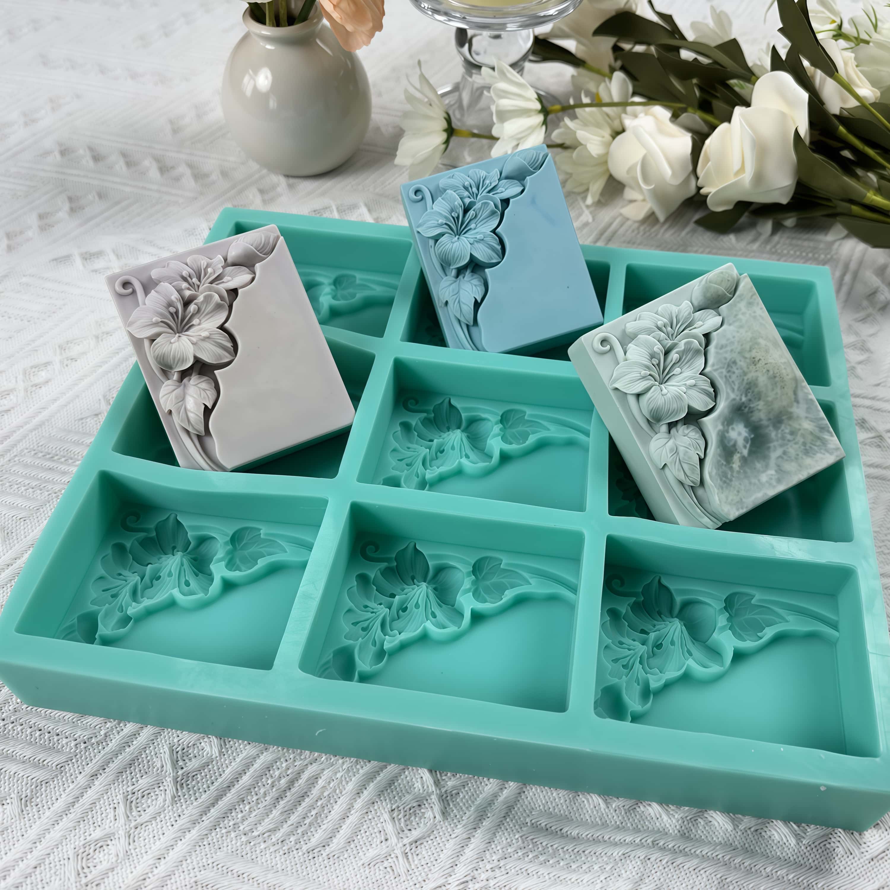 9-Hohlräume Tung Flower Soap M – Soap Making Books Bewertung und Preis