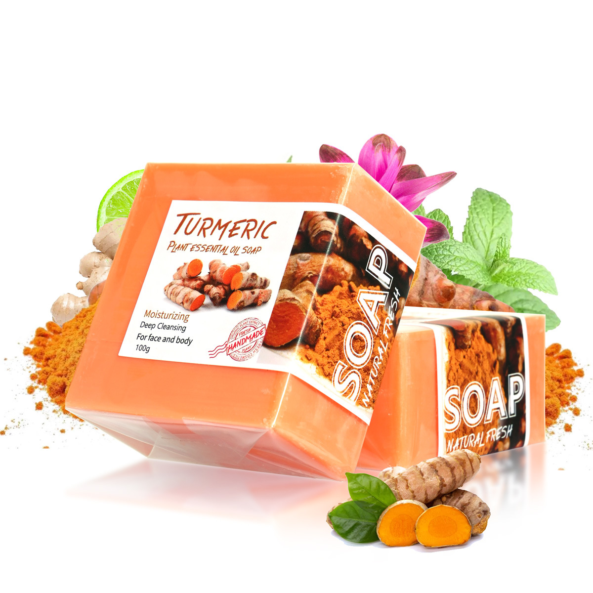 Kurkuma-Seife mit ätherischen  – Essential Oil Soap Bewertung und Preis