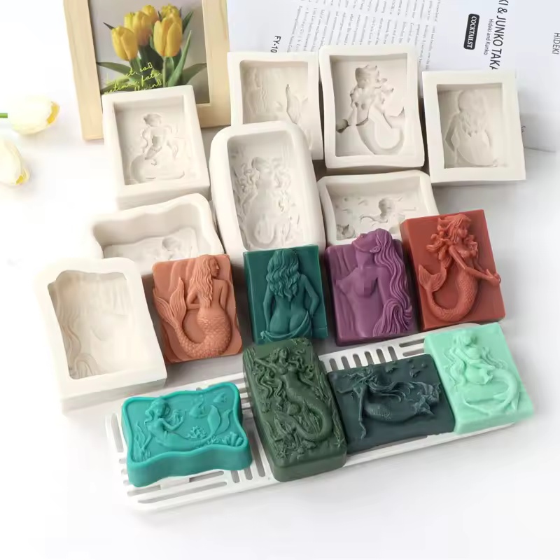 Rechteckige 3D-Meerjungfrauen- – Soap Making Line Bewertung und Preis