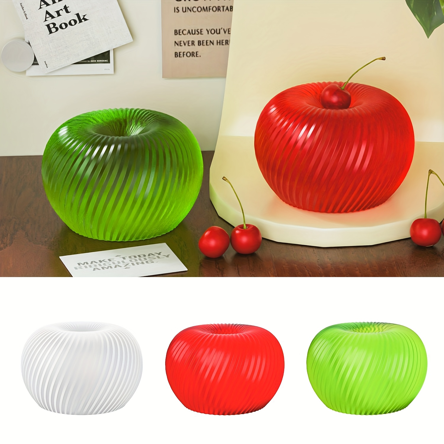 Eine trendige rote Apfel-Silik – Soap Making Material Bewertung und Preis