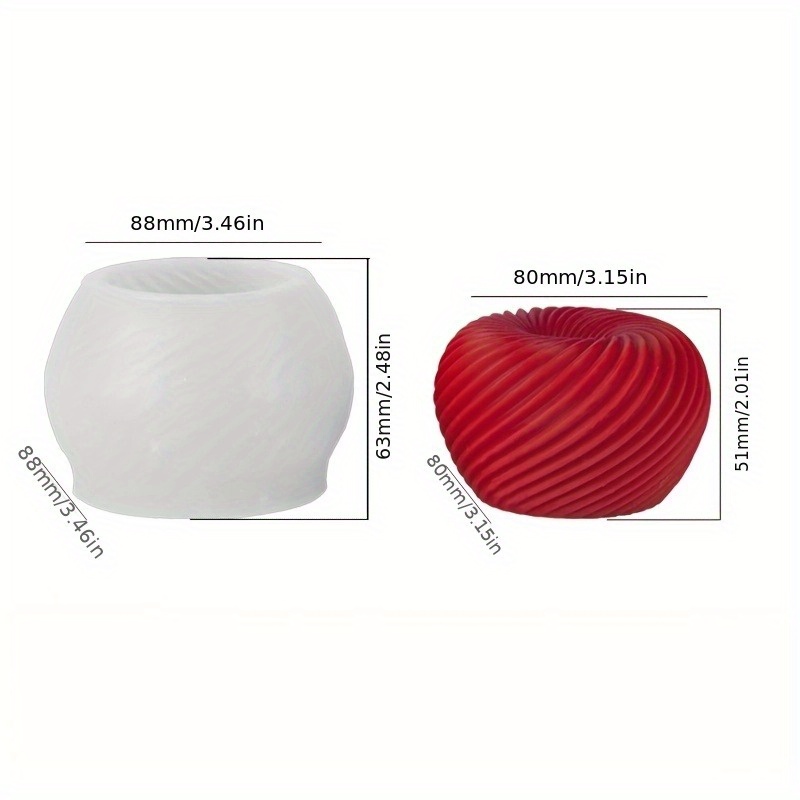 Eine trendige rote Apfel-Silik – Soap Making Material Bewertung und Preis