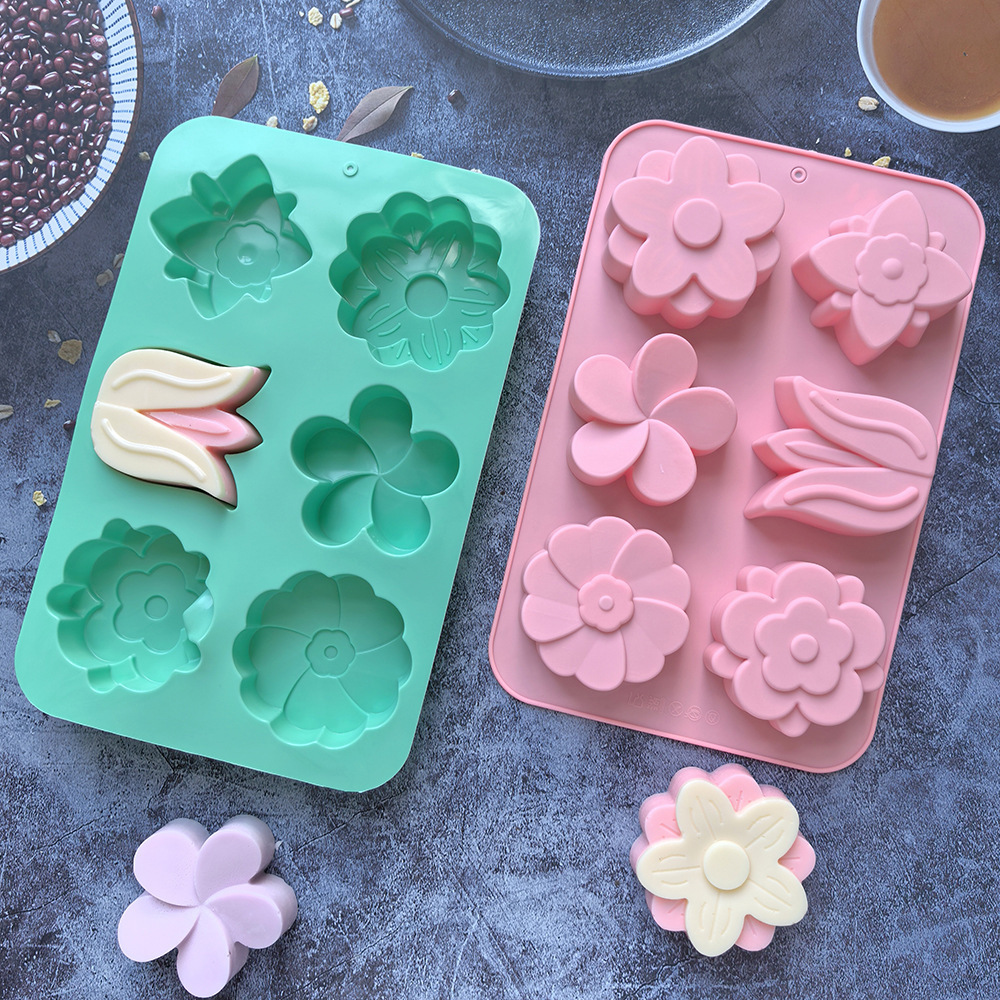 Verschiedene Blumen-Silikonfor – Soap Making Line Bewertung und Preis