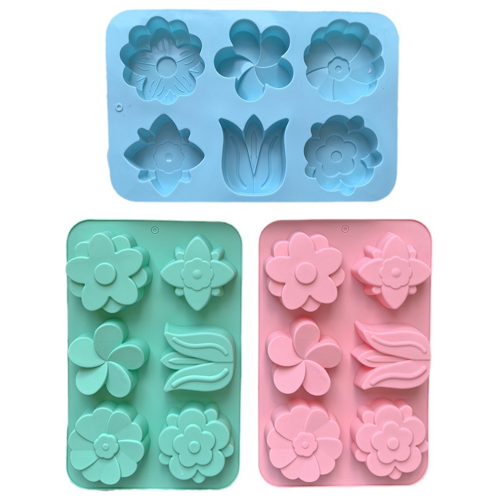 Verschiedene Blumen-Silikonfor – Soap Making Line Bewertung und Preis